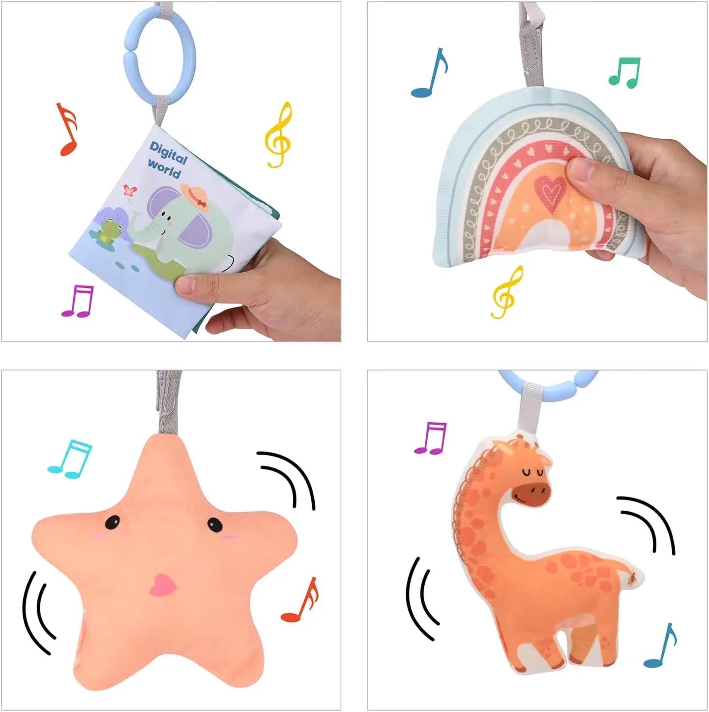 Plush Sensory Spiral Upgrade CradleEase